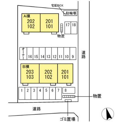 【区画図】 | グリーンシード Ｂ