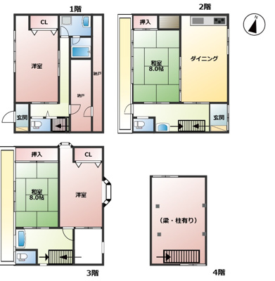 【外観】 | 川口市東本郷　中古戸建 | 1階玄関（外観）です、細い私道側より入ってこられます♪
