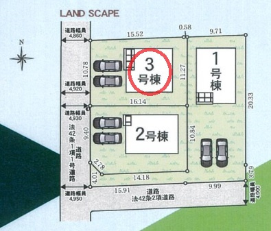 【区画図】 | クレイドルガーデン大和郡山市池之内町第２ | 区画図