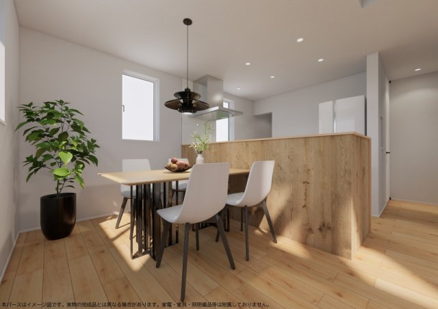 KAGAWA FAMILY DAYS – 通学も暮らしも、ちょうどいいの居間・リビング|※完成予想CGです