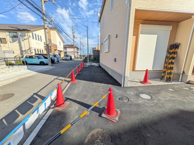 グランポタジェAの駐車場