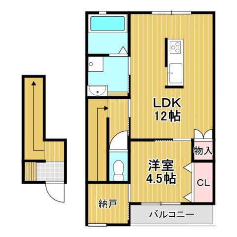アリアの間取り