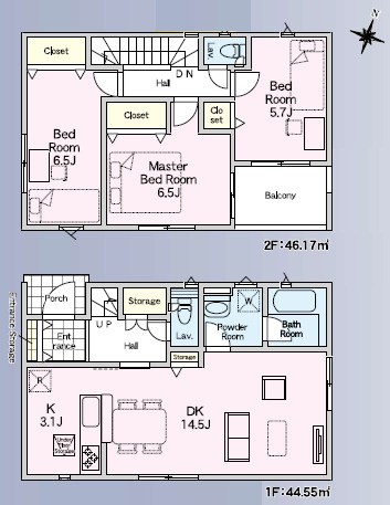 伊勢原市高森第24　新築戸建　全3棟2号棟