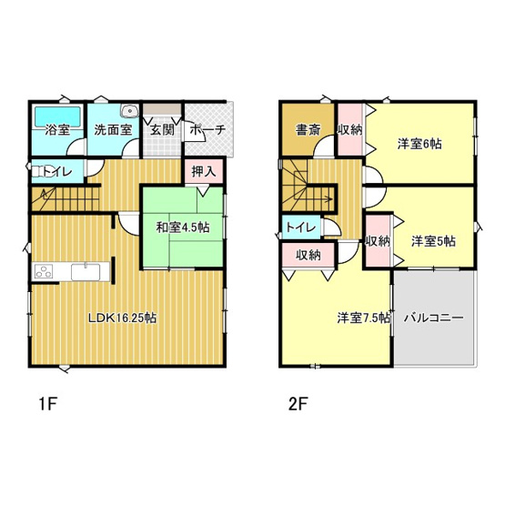【間取り】 | 鈴鹿市若松北3丁目《1号棟》