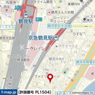 【地図】 | ヴェラハイツ鶴見