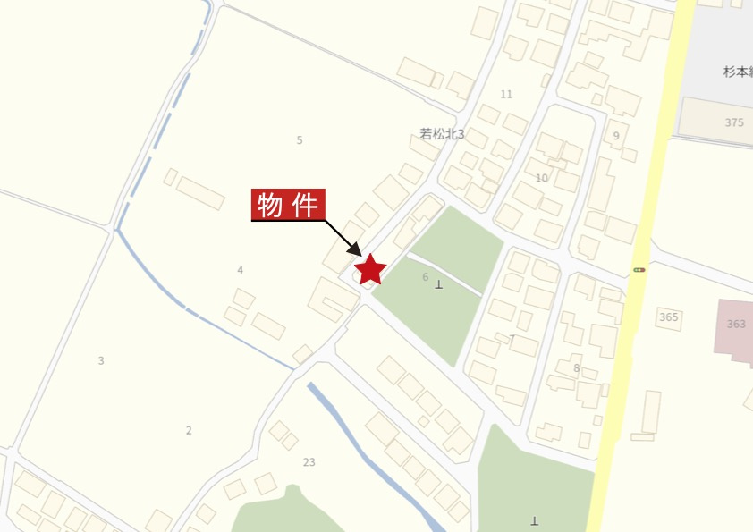 鈴鹿市若松北3丁目《2号棟》の地図|詳細Map