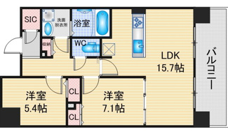 【間取り】 | さくらHills ROKUBAN Platinum Residence | 略図の為、現状優先