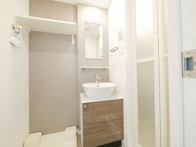 【洗面所】 | エスリード大阪京橋フロレゾン | 独立洗面台です