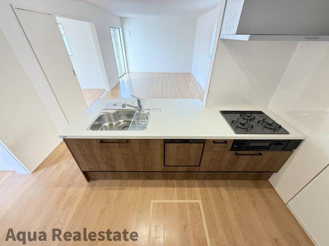 高松市上天神町新築戸建のキッチン|きれいなキッチンです