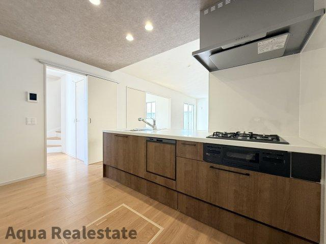 高松市上天神町新築戸建のキッチン|きれいなキッチンです