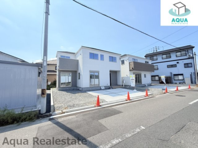 高松市上天神町新築戸建の前面道路含む現地写真|前面道路含む現地写真です