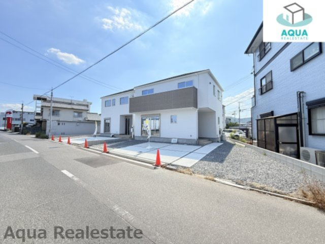 高松市上天神町新築戸建の前面道路含む現地写真|前面道路含む現地写真です