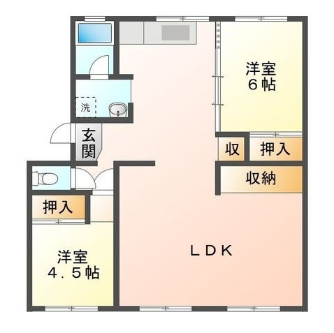 ぼたんの間取り