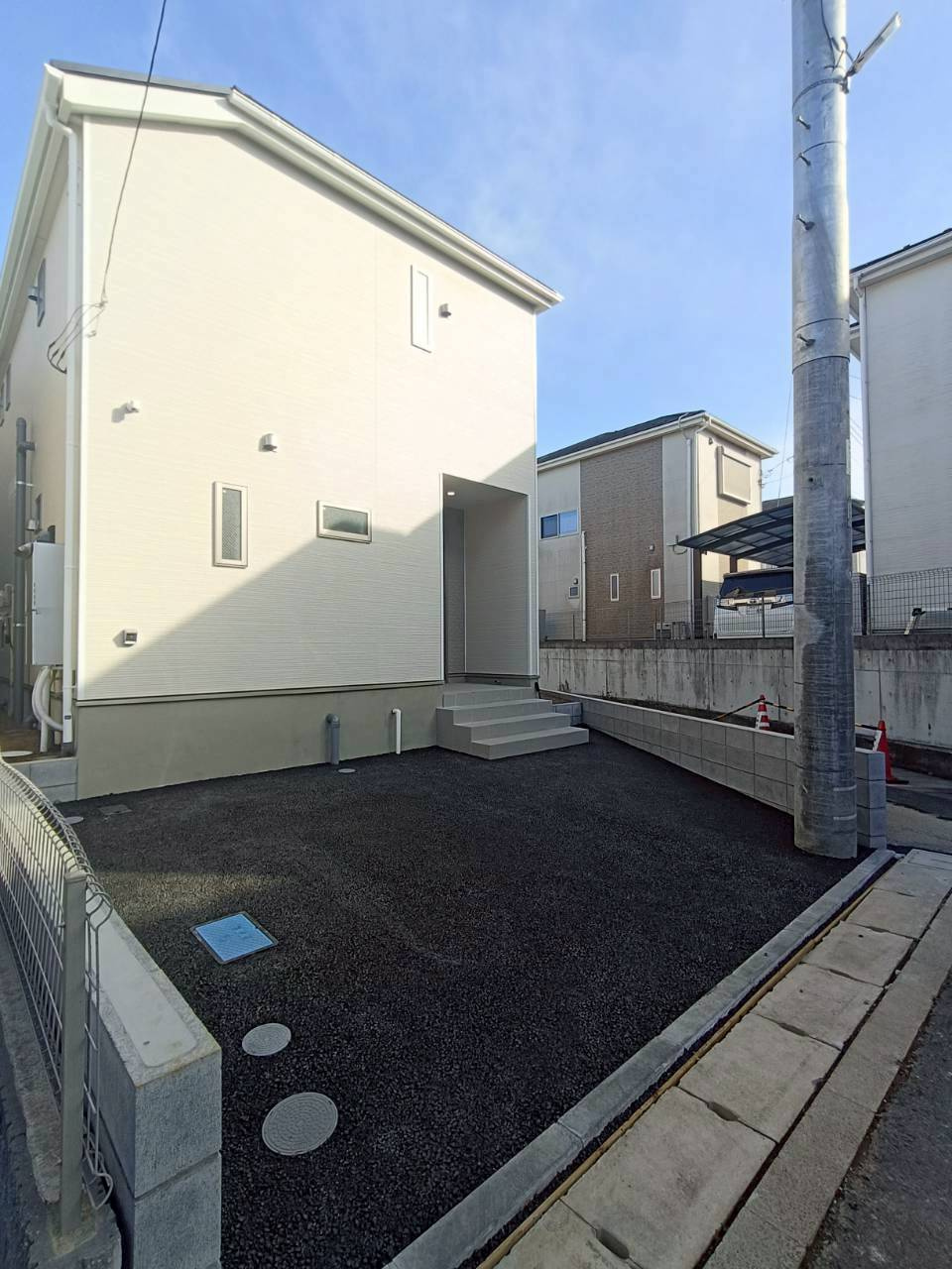 三郷市　彦成1丁目　新築戸建　全1棟の外観|落ち着いた雰囲気の外観です