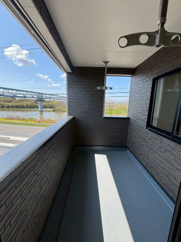 三郷市　彦成1丁目　新築戸建　全1棟のバルコニー|施工例です