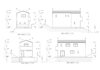 【参考プラン】 | 寝屋川市国松町P3　売地(条件付き) | 立面図