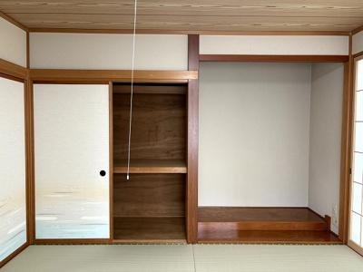 【和室】 | 諏訪市中洲 中古住宅⑰ | 1階 和室6帖