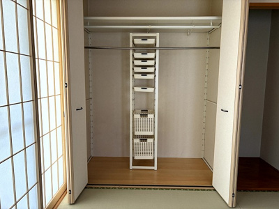 【収納】 | 諏訪市中洲 中古住宅⑰ | 1階 和室6帖 収納