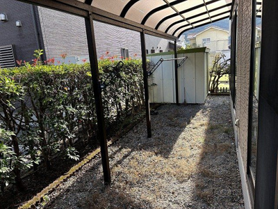 【バルコニー】 | 諏訪市中洲 中古住宅⑰ | 1階 ベランダ