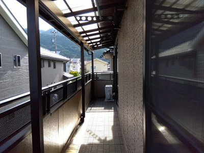 【バルコニー】 | 諏訪市中洲 中古住宅⑰ | 2階 ベランダ