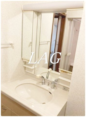 【洗面所】 | 下丸子２丁目戸建 | 独立洗面台です。