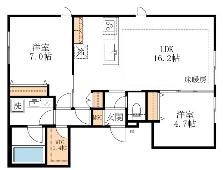 (仮称）東１丁目メゾンのエントランス|★新築★ペット共生旭化成ヘーベルメゾン★※パース