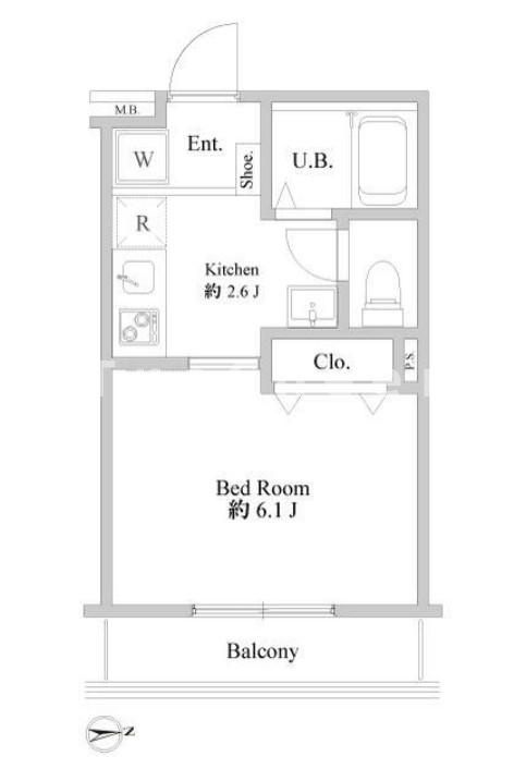 パストラル田端ポプラの間取り