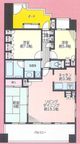 【間取り】 | クリオ本厚木壱番館　