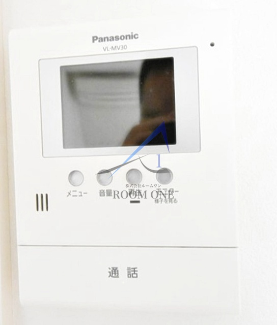 サニーヒルズ　Ⅱのセキュリティ|モニター付きインターホンです。