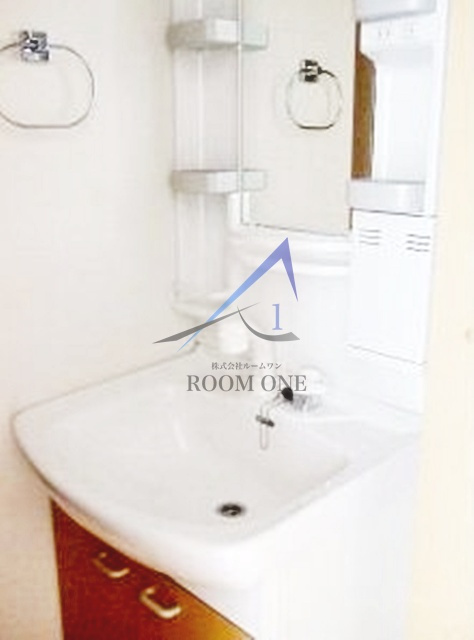 エルメゾン　ユウの洗面所|洗面台です。