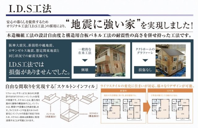 深谷市針ヶ谷　新築戸建　全4区画　の構造・工法・仕様