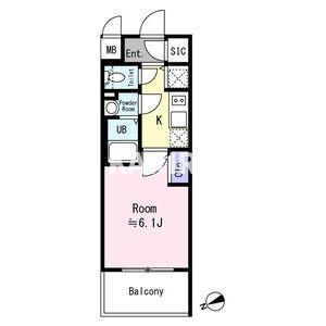 エスリード大阪平野プライムの間取り