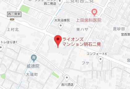 【地図】 | ライオンズマンション明石二見　6階