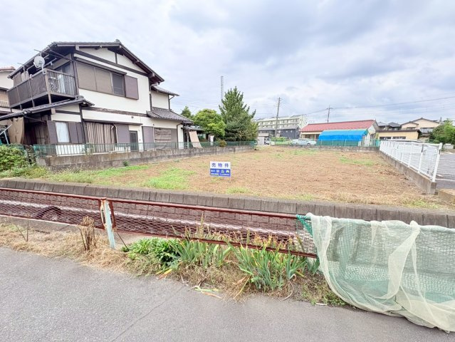 狭山市鵜ノ木　建築条件なし売地　「入間市駅」徒歩15分　敷地140坪　【入間川小学区】の外観