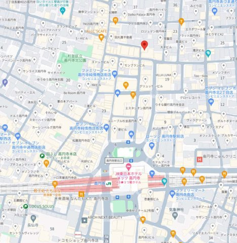 JIYUCHO HOUSE（ジユウチョウハウス）の地図