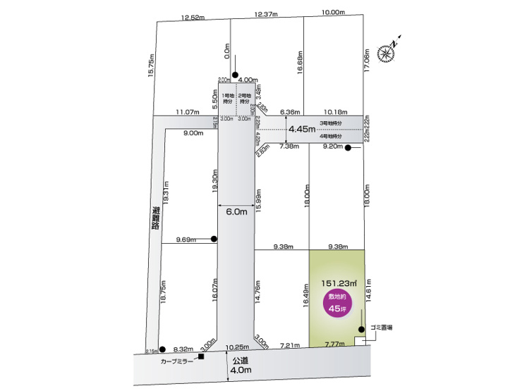 【区画図】鴻巣市松原3丁目（9区画）■ファイブイズホーム■