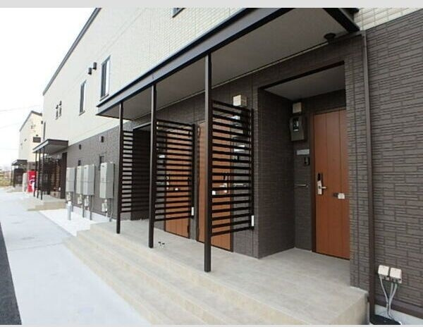 G-room飯柄(ジールームイイガラ)　A棟のエントランス