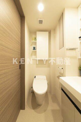 【トイレ】 | プラウドフラット南品川 | シンプルで使いやすいトイレです