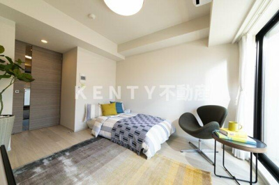 【寝室】 | プラウドフラット南品川 | 落ち着いた色調の寝室です