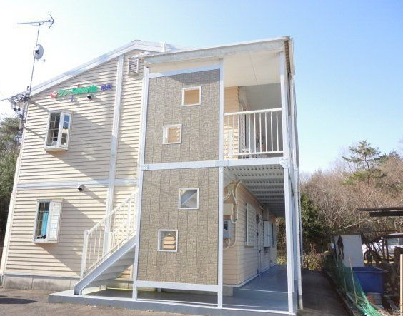 岐阜県多治見市　一棟アパートの外観