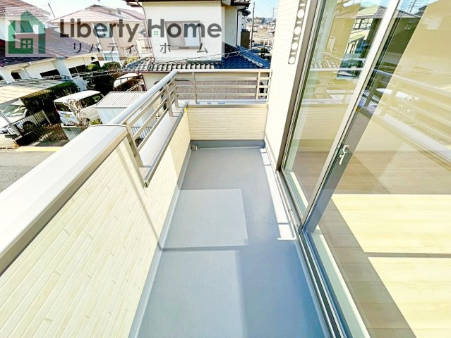 水戸市内原町984番　新築戸建　A号棟のバルコニー