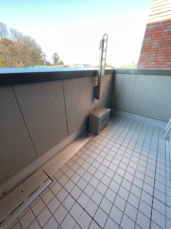 プレミアス上野毛のバルコニー