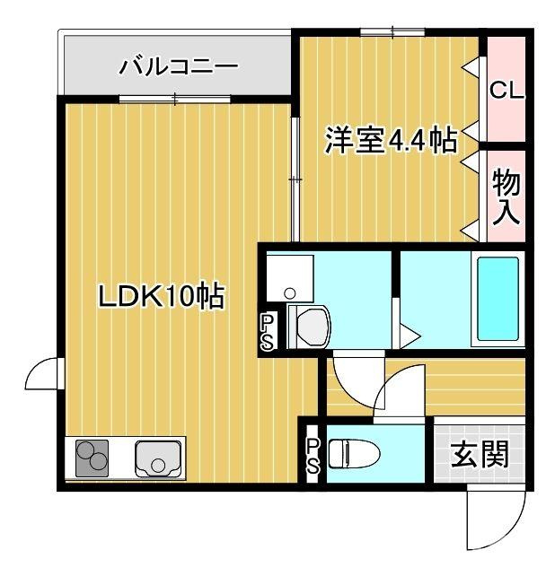 ファインウッド南茨木の間取り
