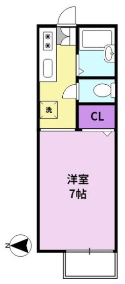 サンガーデン井上Cの間取り