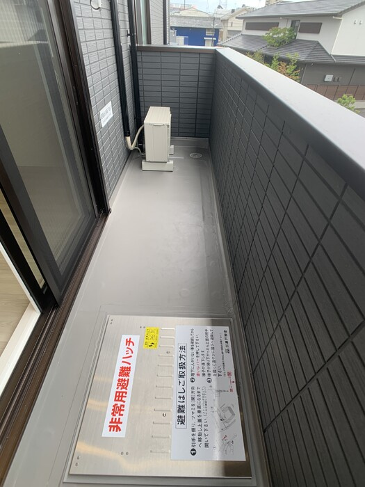 D-avance上和田のバルコニー