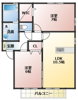 【間取り】 | ソラーレつくばD