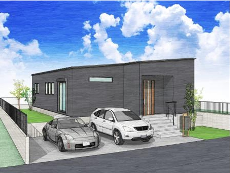 所沢市山口　新築戸建　全１棟の外観パース