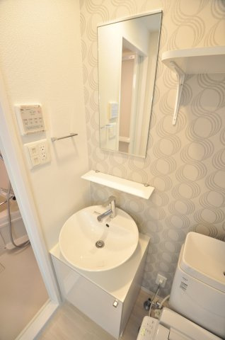 大阪市都島区中野町２丁目の賃貸マンションの洗面所