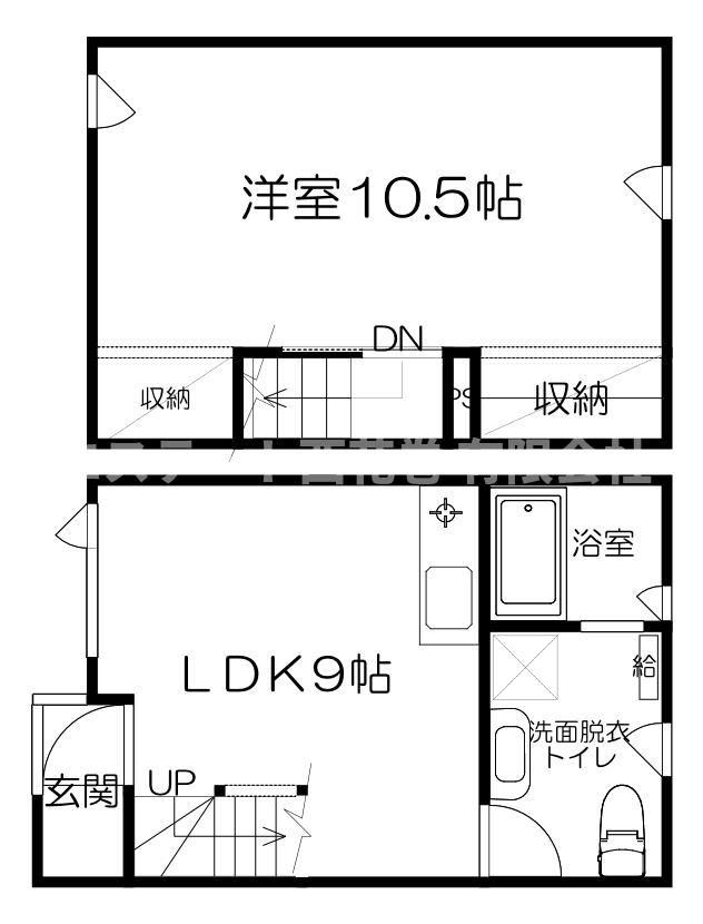 Nagaya花巻の間取り