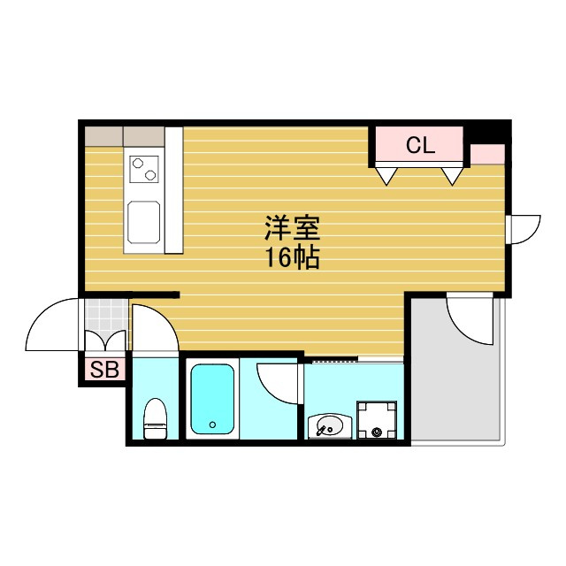 グランデージ新大阪の間取り